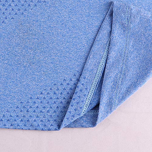 GYMAPE - Camiseta deportiva de manga corta para hombre, transpirable y cómoda, para correr, entrenar o ir al gimnasio, de secado rápido