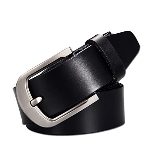HAIHUIYUAN Wwang 2021 Vaca Entera Cuero Genuino Correa de Lujo Cinturones Masculinos Ajuste for Hombres Clasificación Vintage Pin Hebilla De Cuero Jeans Cinturón