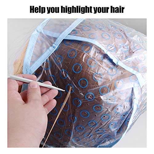 Hair Highlight Cap, kit de coloración del cabello lavable con un cepillo de tinte para el hogar para peluquería