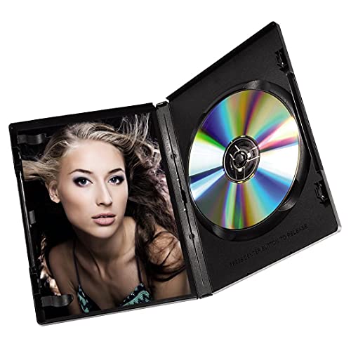Hama 11495 - Pack de 30 Cajas para CD/DVD, Negro
