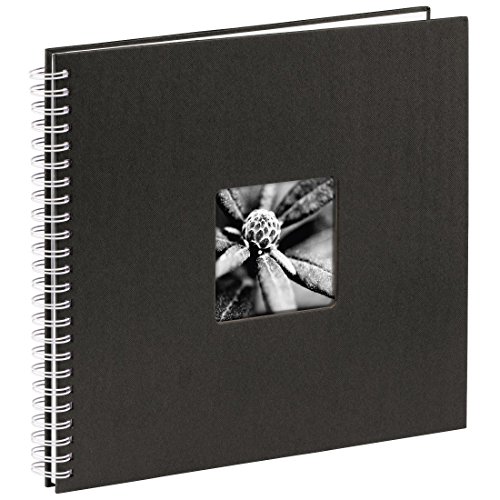 Hama Fine Art Cartón, Papel Negro álbum de Foto y Protector - Álbum de fotografía (Negro, Cartón, Papel, 50 Hojas, 10 x 15 cm, 1 Pieza(s), 360 mm)