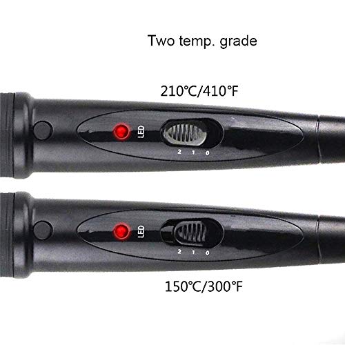 Hammer Pelo Que se encrespa Hierro, de Iones Negativos multifunción Recta Peine del Pelo, 5-en-1 Tubo reemplazable Hierro Que se encrespa, Conveniente for Todo Tipo de Estilo de Pelo, Long Hair Care