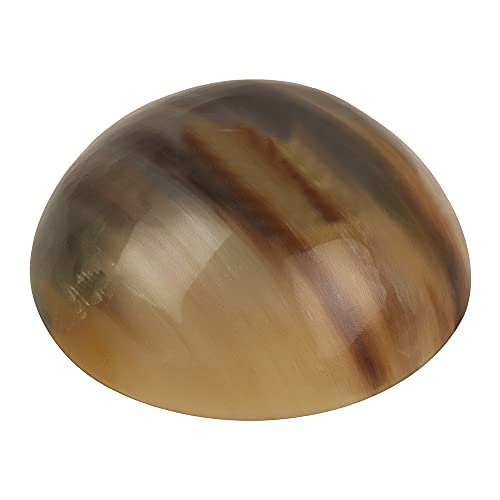 Handicrafts Home Inicio Cuenco de Afeitado de Cuerno de Buey Enjabonándose Taza de jabón de Afeitar Cuencos Taza Plato de Palma Tamaño Hecho a Mano Real 5 ''