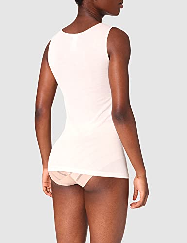 Hanro - Camiseta Interior para Mujer, Talla XS, Color Hueso (Pale Cream)