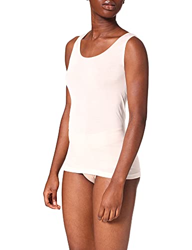 Hanro - Camiseta Interior para Mujer, Talla XS, Color Hueso (Pale Cream)