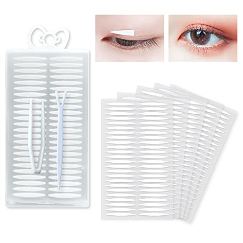 Hanyousheng Cinta para Párpados, Pegatinas de Párpados Dobles, 480 Piezas Invisibles Cinta de Doble Párpado, Herramienta de Maquillaje Para Fiestas Y Clubes, Color de Piel