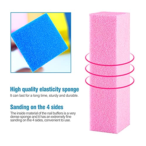 Hanyousheng Pulidor de Uñas, Taco Pulidor Uñas, Nail Buffer, Buffer Uñas, Bloque Pulidor Uñas, 10 Piezas Buffer Uñas Profesionales, Bloque de pulido de uñas para el nail buffer de Uñas Arte para Pulir