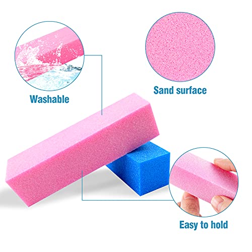 Hanyousheng Pulidor de Uñas, Taco Pulidor Uñas, Nail Buffer, Buffer Uñas, Bloque Pulidor Uñas, 10 Piezas Buffer Uñas Profesionales, Bloque de pulido de uñas para el nail buffer de Uñas Arte para Pulir