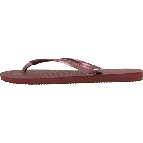 Havaianas Slim, Chanclas, para Mujer, Vino De Uva, 37/38 EU