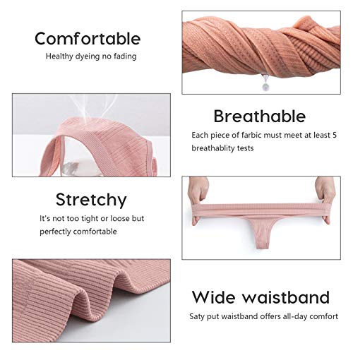 HBselect Tangas Mujer Pack 7 Bragas Transpirables Bragas Mujer Tangas para Mujer (Pack de Color B, S)