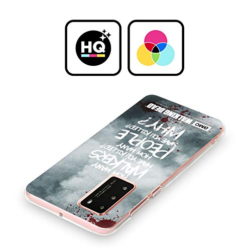 Head Case Designs Licenciado Oficialmente AMC The Walking Dead Preguntas De Rick Citas Carcasa de Gel de Silicona Compatible con Honor 9N (9i)