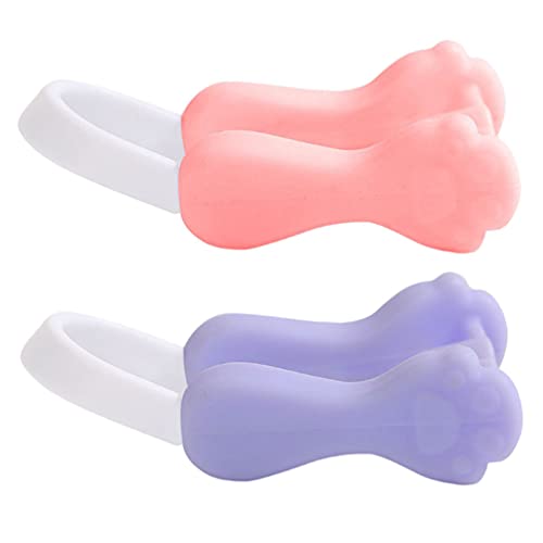HEALLILY 2 Piezas de Clip Moldeador de Nariz de Silicona Rinoplastia Nasal Delgado Puente Enderezador de Nariz Corrector de Nariz Herramienta de Elevación para Nariz Ampliamente Curvada