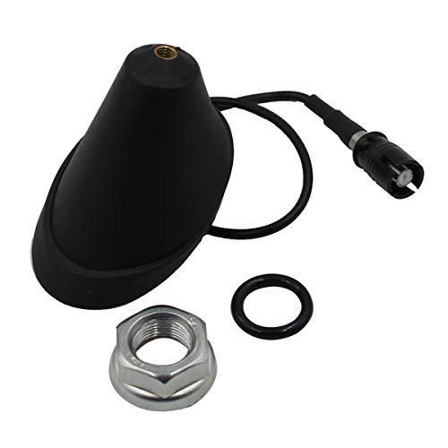 Heart Horse Car Whip Antena de Radio aérea y Base de Antena de Techo para J-e-TTA Beetle Cabrio Golf Corrado Corrado Polo MK4 B5 Scirocco （9"）