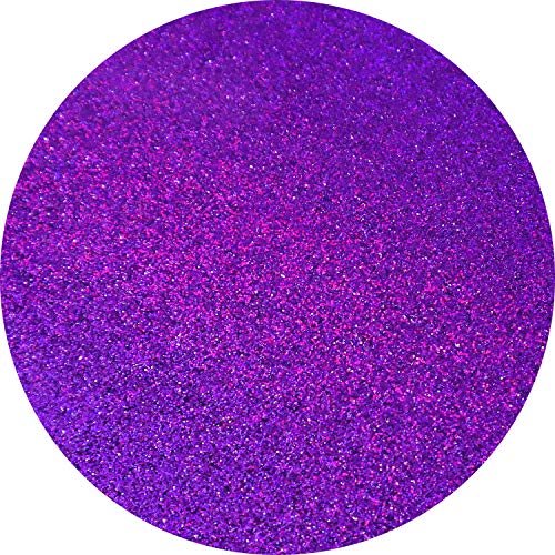 Hemway ultra brillo de la chispa - ultrafino 1/128" 0.008" 0.2mm - púrpura holográfico - cosmético seguro, comidas de limo, manualidades, bodas, Decoraciones - Muestra 10g
