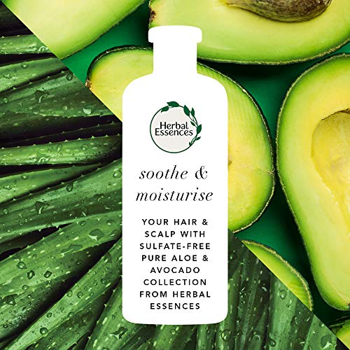 Herbal Essences - Champú bio, 0% sulfatos, con aloe & agua, 380 ml