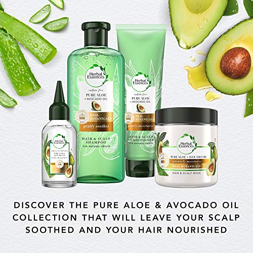 Herbal Essences - Champú bio, 0% sulfatos, con aloe & agua, 380 ml