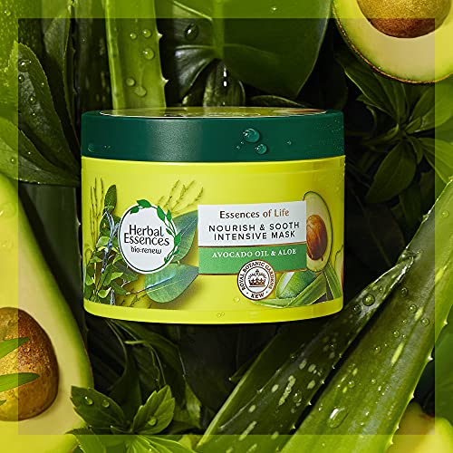 Herbal Essences Mascarilla Nutritiva Con Aceite De Aguacate Y Aloe Vera Para Pelo Y Cuero Cabelludo Secos 450 ml