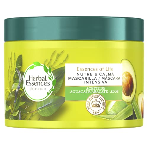 Herbal Essences Mascarilla Nutritiva Con Aceite De Aguacate Y Aloe Vera Para Pelo Y Cuero Cabelludo Secos 450 ml