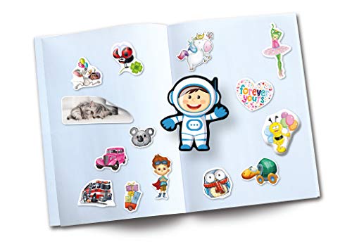HERMA 15420 - Álbum de Pegatinas DIN A5, en Blanco, con diseño de Prado de Abejas (16 páginas, Papel Especial Revestido), para coleccionar, 1 Unidad, para niños