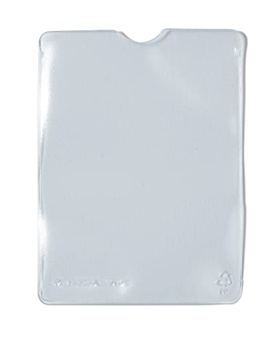 HERMA 259 Color blanco funda para tarjeta identificativa, color transparente 76 x 107 mm