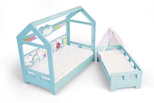 Hermanitas a la cama, muñecas bebé con cama para dormir