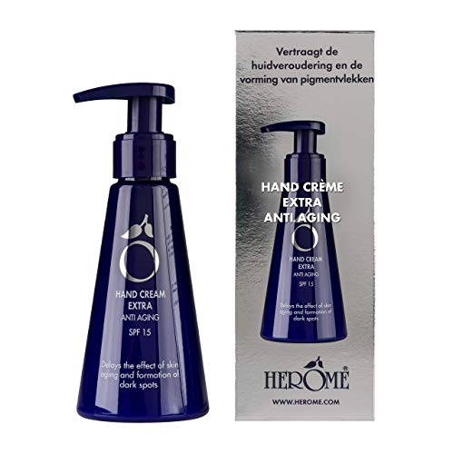 Herome - Crema de Manos Antiedad, 120 ml | Previene el Envejecimiento Prematuro y la Pigmentación de la Piel, Reparación Intensiva