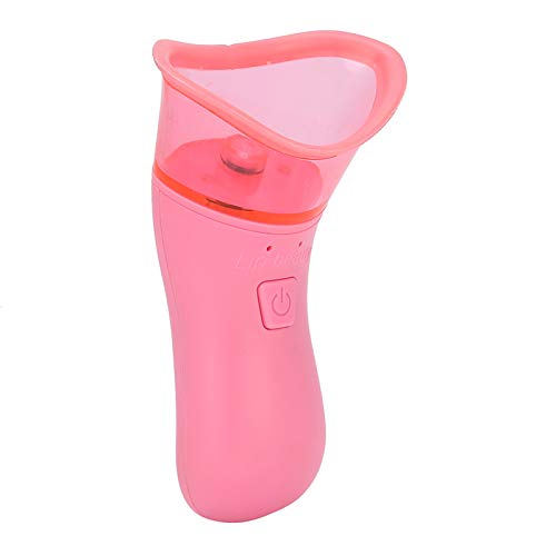 Herramienta de agrandamiento de Labios Máquina de Aumento de Labios Reforzador de Labios eléctrico Efectivo para Uso de Maquillaje para Labios Finos para Uso en salón de Belleza(Pink)
