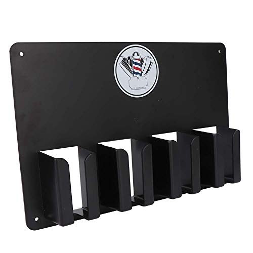 Herramienta de peluquería Estante de pared ecológico Soporte para cortadora de cabello, Portacepillos multifuncional Estante para cortadora de cabello, para baño en casa Peluquería