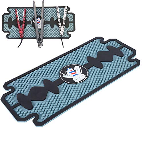 Herramientas de peluquería Cojín, Accesorio de peluquería, Silicona de PU Ecológico Hermosa Peluquería para peluquería Peluquería Estilista Peluquería(Non-slip mat)