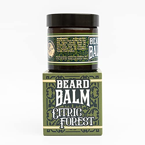 HEY JOE! - Beard Balm Nº 6 Citric Forest | Bálsamo para Barba Hidratante con Fragancia de Pino y Limón - Envase de 60 ml