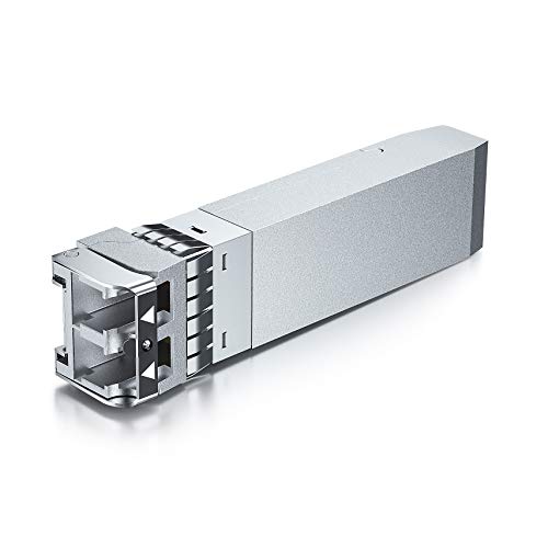 H!Fiber.com 10GBase-SR SFP+ Módulo 300m【2 Pack】- 10 GB/s Multimode SFP+ Transceiver, Compatible con Cisco, Ubiquiti, Netgear, D-Link, TP-Link, etc …