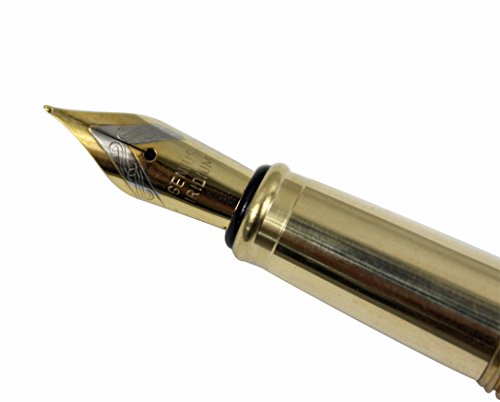Hillento pluma de madera de alto grado de papelería de madera suministros de oficina de negocios pluma de madera artesanal 0,7 mm, madera negra