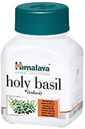 Himalaya Herbal Tulasi Dry Cold & Cough/Sore Throat Infection Remedy Medicine Non Syrup- 60 Capsules