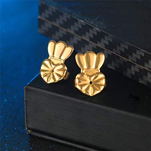 HIQE-FL Levantadores de Pendientes,Elevadores de Pendientes Plata,Pendientes de Aro Plano,Earring Backs,Pendientes de Cierre Clip,Cierre de Pendientes,Pendientes Hombres Diamante