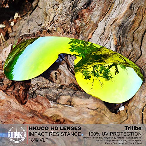 HKUCO Plus Mens Replacement Lenses For Oakley Trillbe - 4 pair