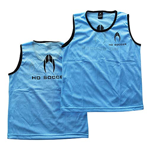 HO Soccer Petos-Team (Packs de 12 Unidades) -Blue Entrenamiento De Fútbol, Unisex niños, Azul, XS