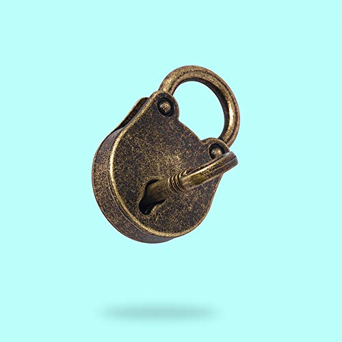 hocadon 2pzs Mini Candados de Estilo Antiguo Vintage con Llaves, Mini Candado de Bronce Antiguo, Candado de Forma de Oso Para Artículos Pequeños Joyas Caja de Equipa