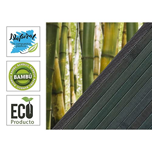 HOGAR Y MAS Alfombra BAMBÚ Gris Opal Natur 45X60