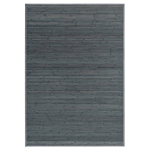 HOGAR Y MAS Alfombra BAMBÚ Gris Opal Natur 45X60
