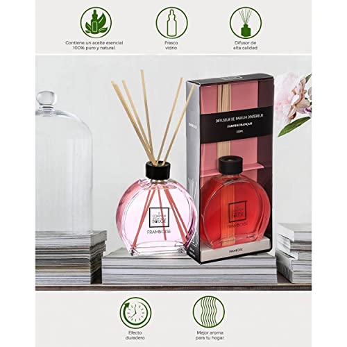 HOGAR Y MAS DIFUSOR AROMÁTICO Varillas Frambuesa Arlet 100ML