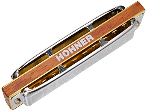 Hohner M533016 - Armónica en Do Mayor (acero inoxidable), color azul