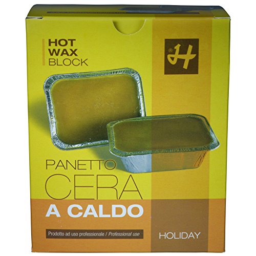 Holiday Classic Natural – Cera caliente para la depilación, 1 kg, sin tiras