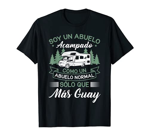 Hombre Camper RV Abuelos Guays Conduciendo Autocaravanas Camiseta