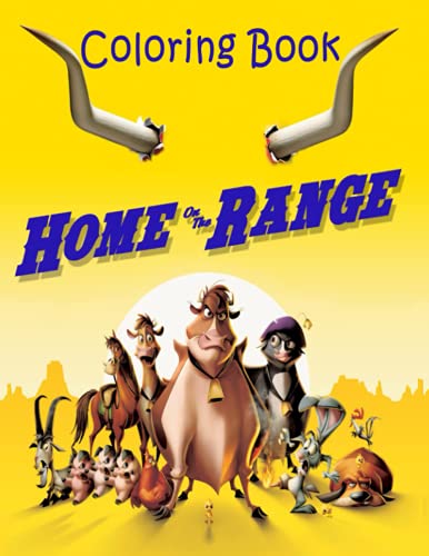 Home on the Range Coloring Book: 50 Coloring Pages - Cute illustration - Learn and Fun Big Images - For Kids - Stimulate Creativity