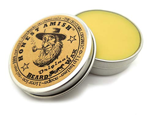Honest Amish Cera de barba original: hecha de ingredientes naturales y orgánicos