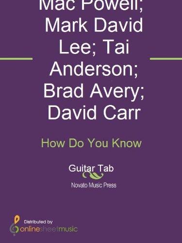 How Do You Know (English Edition)