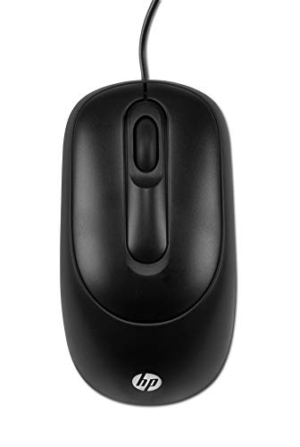 HP X900 Wired Mouse USB Óptico 1000DPI Ambidextro Negro - Ratón (Ambidextro, Óptico, USB, 1000 dpi, 70 g, Negro)