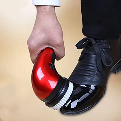HQ2 El pulidor eléctrico de Zapatos, Las Cabezas de cepillos múltiples Son fáciles de pulir,adecuadas para Uso de Viajes o Familiares, utilizados para Zapatos, Bolsas, sofás.