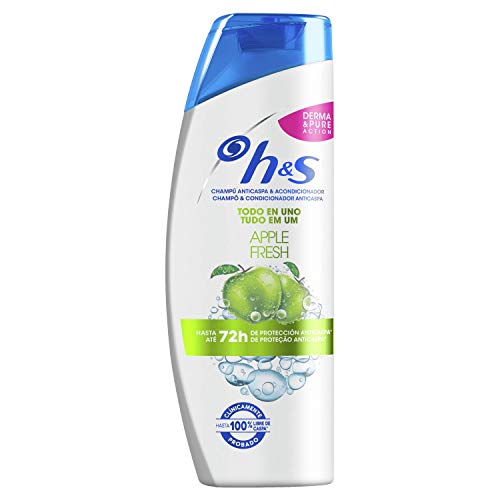 H&S Apple Fresh Todo En Uno Champú Anticaspa Y Acondicionador 540 ml