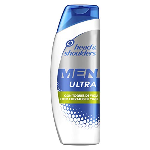 H&S Men Ultra Purificante Champú Anticaspa 225ml, Con Toques De Yuzu, Para Una Sensación Ultrapurificante